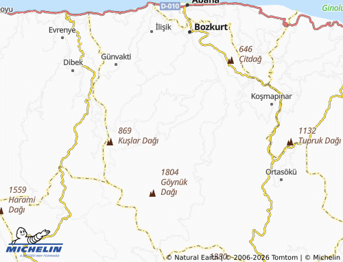 Mappa MICHELIN Işığan - ViaMichelin