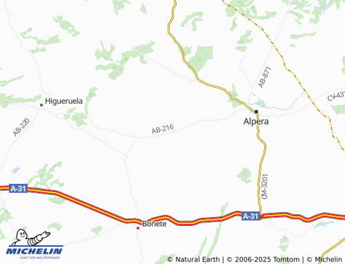 MICHELIN Casillas de Marín de Abajo map - ViaMichelin