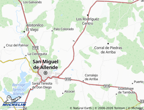 Mappa MICHELIN Los Órganos - ViaMichelin