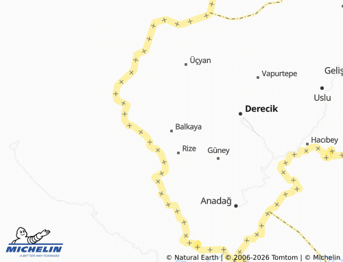 Mappa MICHELIN Balkaya - ViaMichelin