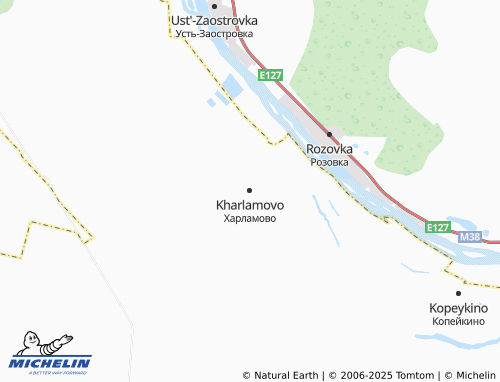 MICHELIN Kharlamovo map - ViaMichelin