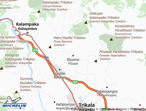 MICHELIN Rizoma map - ViaMichelin
