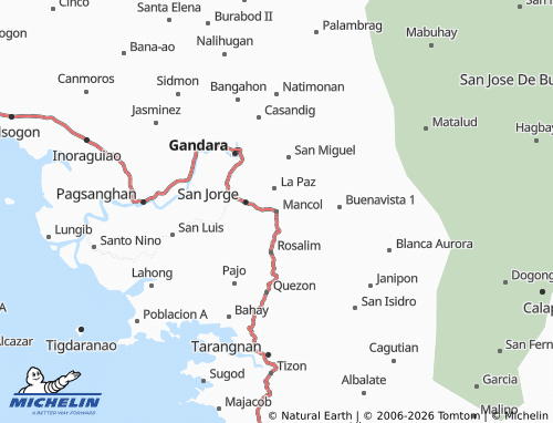 MICHELIN Mancol map - ViaMichelin