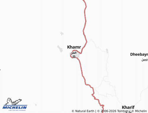 MICHELIN-Landkarte Khamr - ViaMichelin