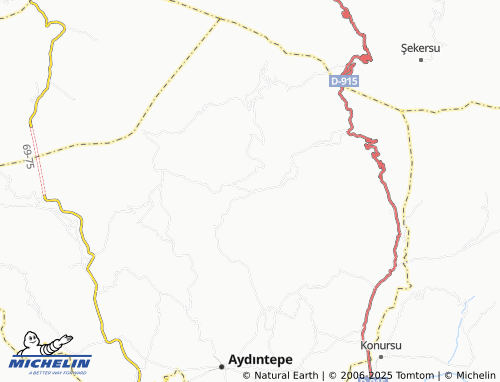 MICHELIN Kusmer Yaylasi map - ViaMichelin