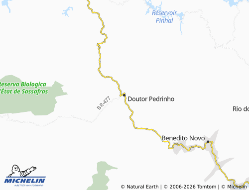 Mapa MICHELIN Doutor Pedrinho - ViaMichelin