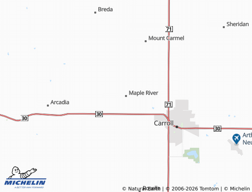 Mapa MICHELIN Maple River - ViaMichelin
