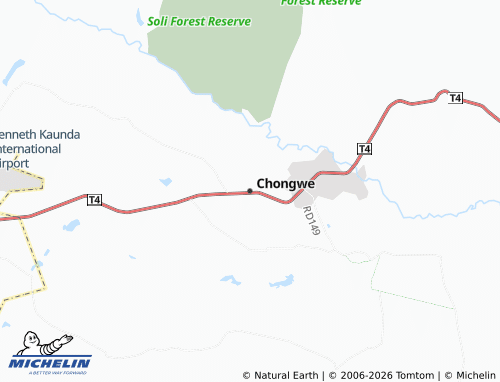 Mappa MICHELIN Chongwe - ViaMichelin