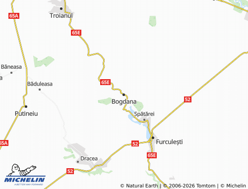 MICHELIN Bogdana map - ViaMichelin