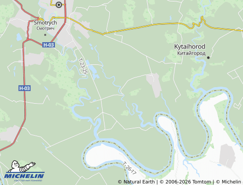 MICHELIN Tarasivka map - ViaMichelin