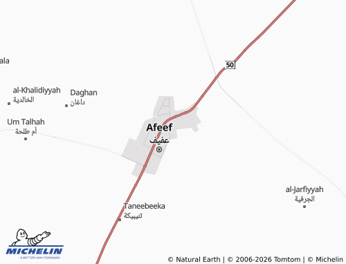 MICHELIN-Landkarte al-Salihiyyah - ViaMichelin