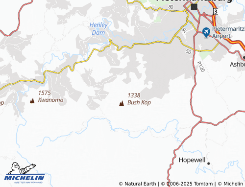 MICHELIN Mimosa Cottage map - ViaMichelin