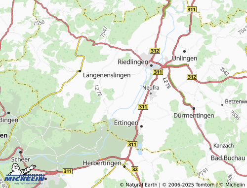MICHELIN-Landkarte Waldhausen - ViaMichelin