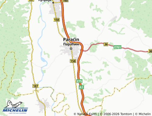 Carte MICHELIN Tekija - ViaMichelin