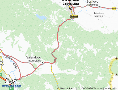 MICHELIN Kosturino map - ViaMichelin