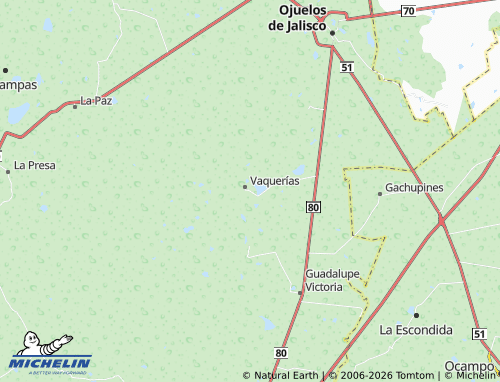 Mappa MICHELIN Santa Cruz - ViaMichelin
