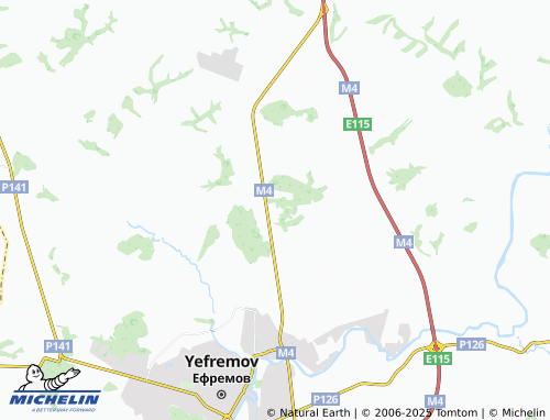 Carte MICHELIN Severnaya Zvezda - ViaMichelin