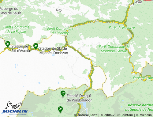 Mappa MICHELIN Carcanières - ViaMichelin