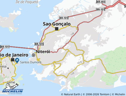 Mappa MICHELIN Maria Paula - ViaMichelin