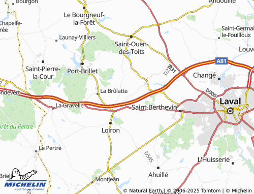 Mappa MICHELIN Saint-Isle - ViaMichelin
