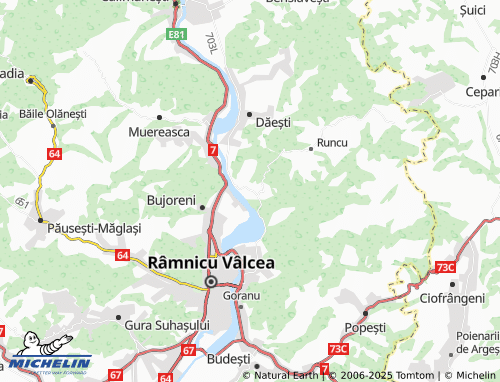 Carte MICHELIN Fedeleșoiu - ViaMichelin