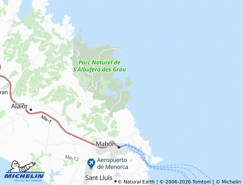 Mapa MICHELIN Es Grau - ViaMichelin