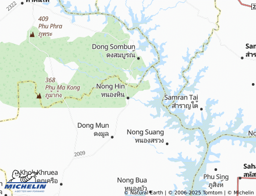 MICHELIN Nong Hin map - ViaMichelin
