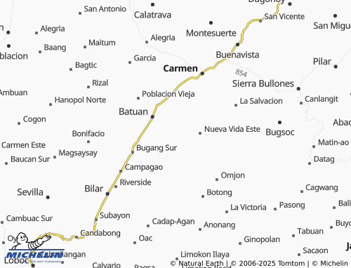 MICHELIN Quezon map - ViaMichelin