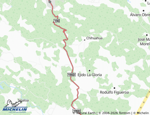 Mapa MICHELIN Santa Martha - ViaMichelin