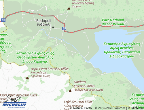 MICHELIN Stavrodromi map - ViaMichelin
