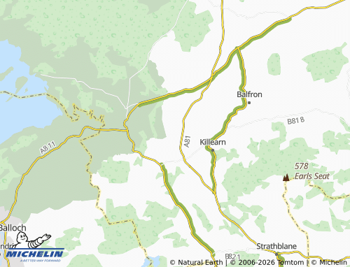 Mappa MICHELIN Gartness - ViaMichelin