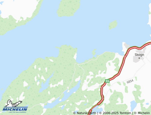 MICHELIN Ekne map - ViaMichelin
