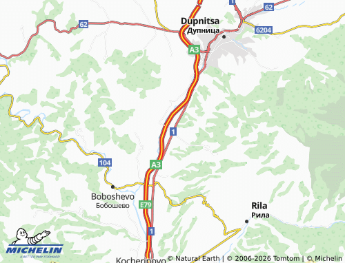 MICHELIN Usoyka map - ViaMichelin