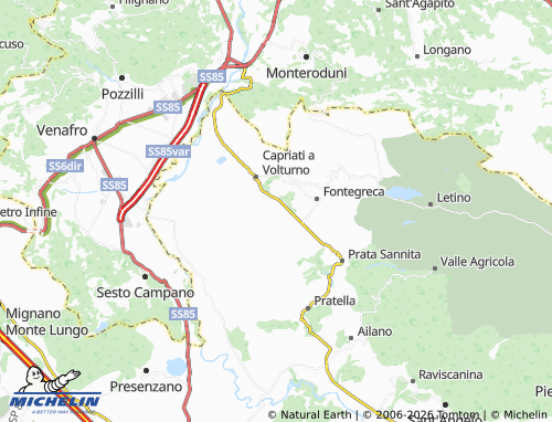 Carte MICHELIN Ciorlano - ViaMichelin