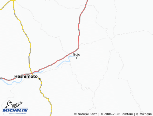 Carte MICHELIN Gojo - ViaMichelin