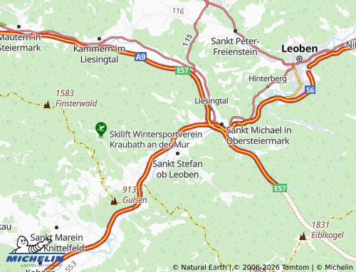 MICHELIN-Landkarte Kaisersberg - ViaMichelin