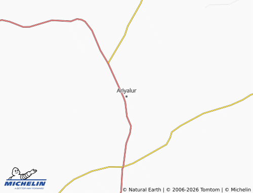 Mapa MICHELIN Ariyalur - ViaMichelin