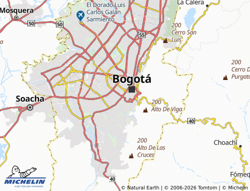 Mappa MICHELIN Santa Inés - ViaMichelin