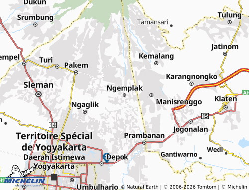 MICHELIN Ngemplak map - ViaMichelin