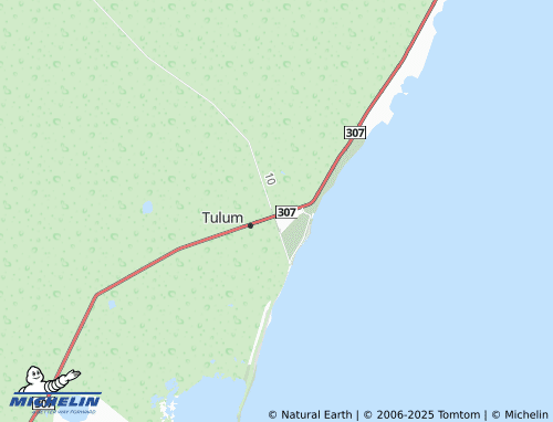 MICHELIN Villas de Tulum map - ViaMichelin