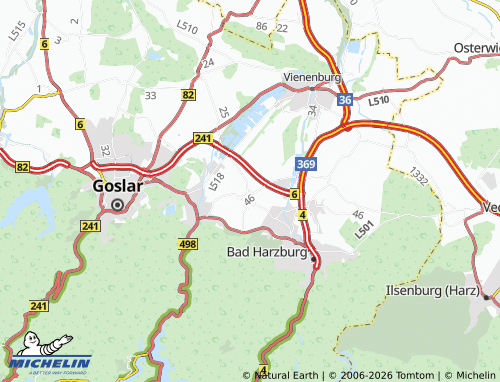 MICHELIN Harlingerode map - ViaMichelin