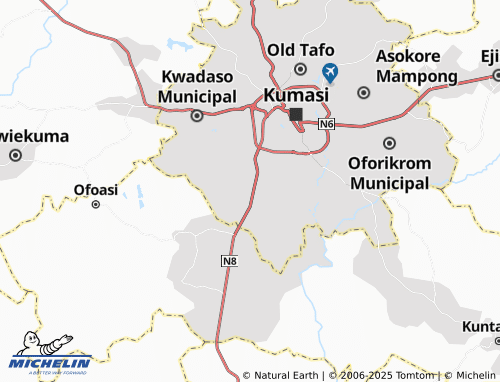 MICHELIN Abutuo map - ViaMichelin