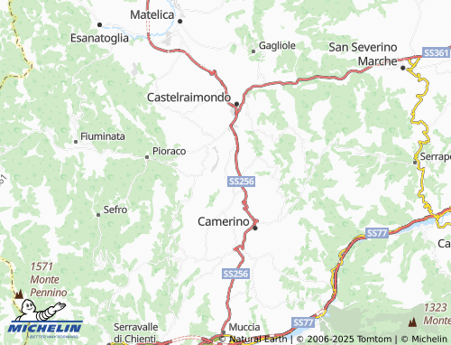 MICHELIN Mergnano San Pietro map - ViaMichelin