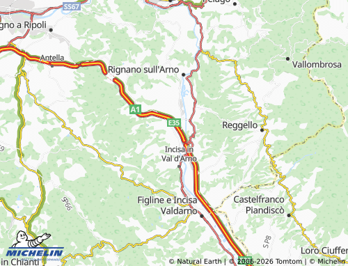 Kaart MICHELIN Burchio - ViaMichelin