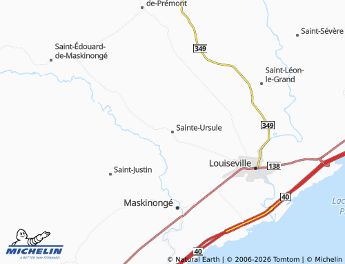 Mappa MICHELIN Sainte-Ursule - ViaMichelin
