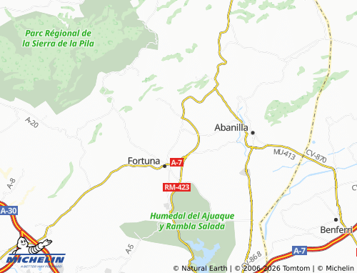 Kaart MICHELIN Los Baños - ViaMichelin