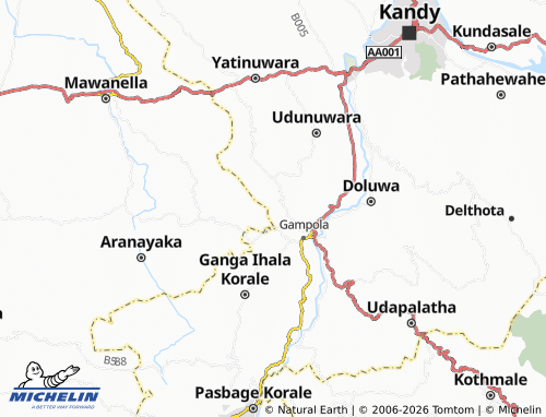 Mapa MICHELIN Rathmalkaduwa - ViaMichelin
