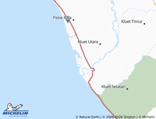 Mapa MICHELIN Pasi Kuala Bau - ViaMichelin
