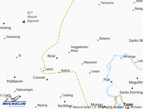 MICHELIN Gaggabutan East map - ViaMichelin