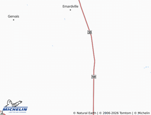 Mappa MICHELIN Poplar River - ViaMichelin
